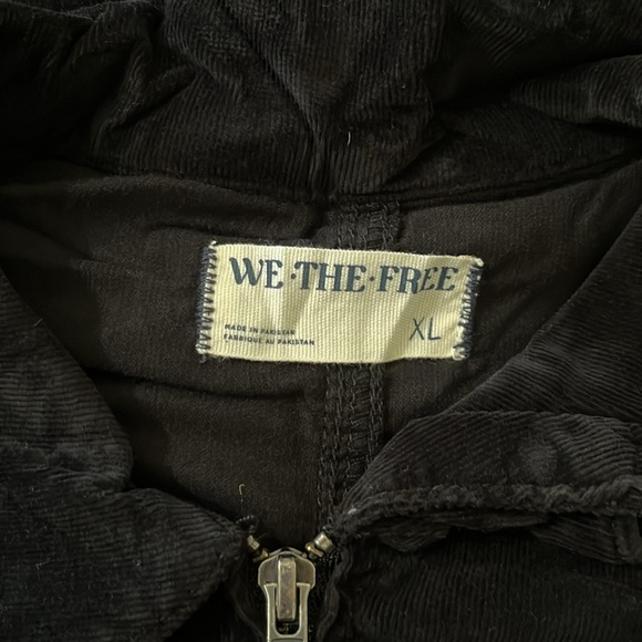 Free People We The Free Jayde Cord Flare Jumpsuit Black M and XL NEW WITH TAGS - Picture 12 of 13